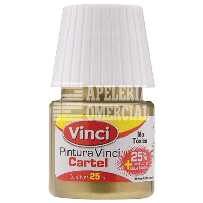 PINTURAS PARA CARTELES VINCI ORO